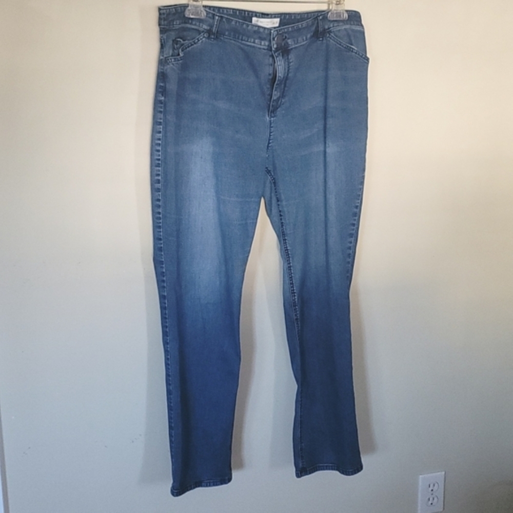 J. Jill Tried & True Fit Slim Leg Denim Size 16